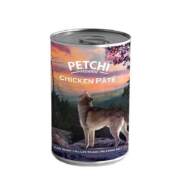 کنسرو غذای سگ پتچی مدل premum مجموعه 4 عددی وزن 420 گرم