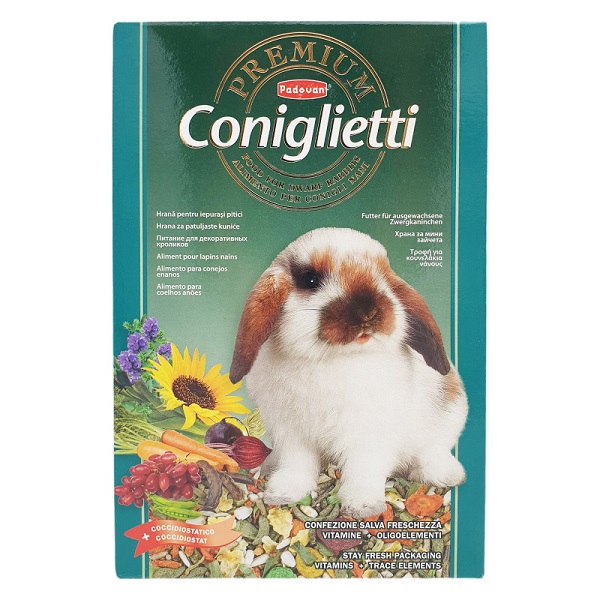 غذای خرگوش پادوان Padovan Coniglietti وزن 850 گرم