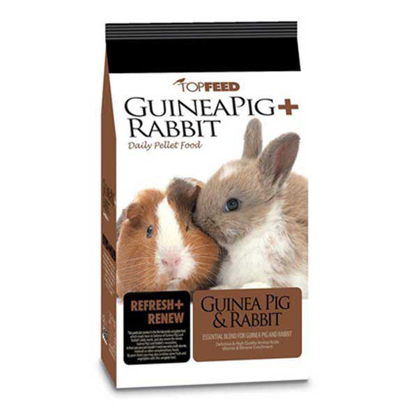 غذای خشک خرگوش و خوکچه هندی تاپ فید مدل GuineaPig &Rabbit وزن 1 کیلوگرم