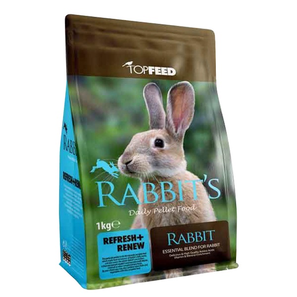 غذای خشک خرگوش تاپ فید مدل Rabbit Daily PelletFood وزن 1 کیلوگرم