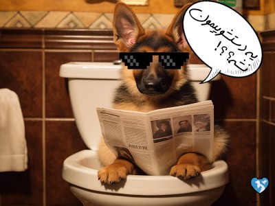 آموزش توله سگ برای یادگیری جای دستشوییش